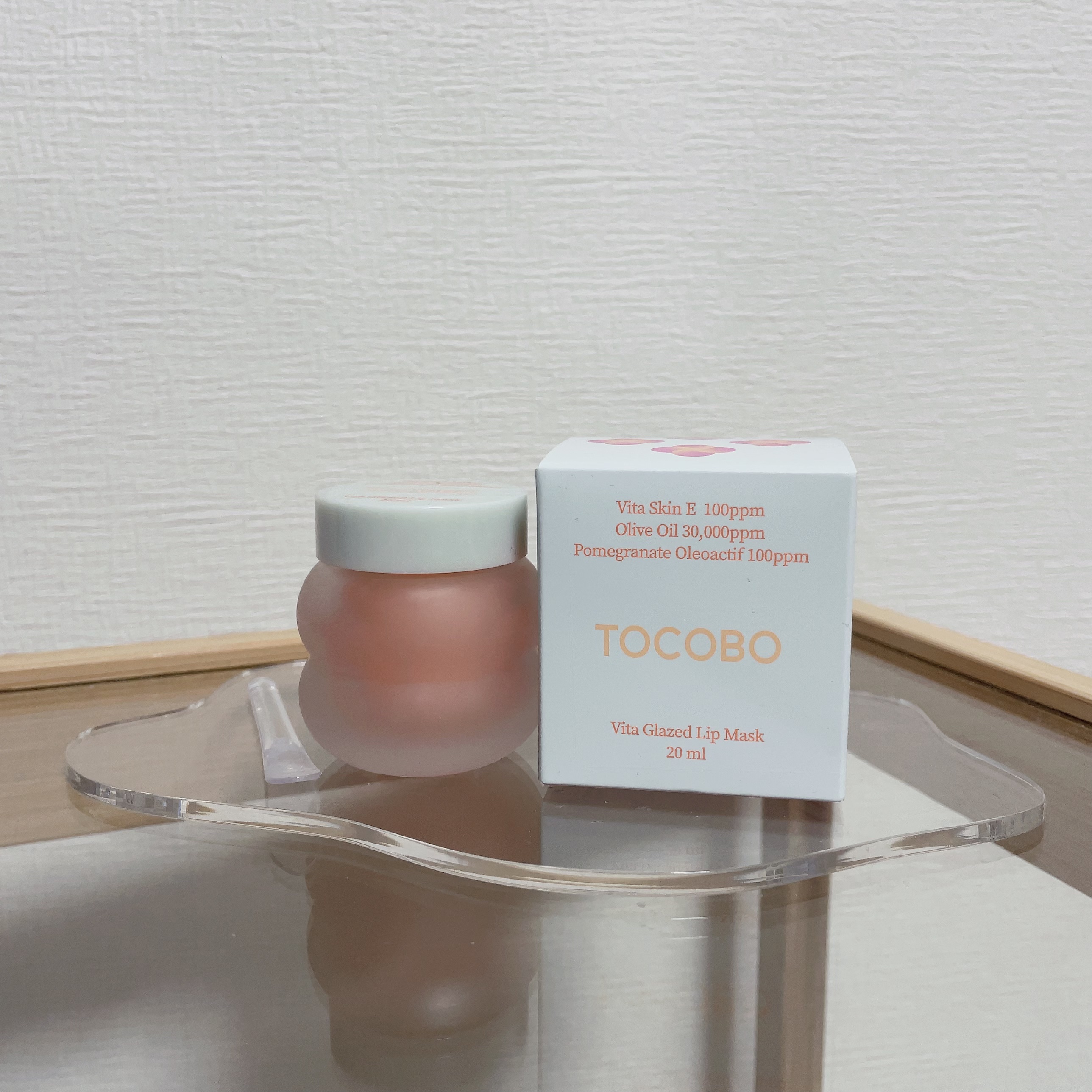 ビタグレーズドリップマスク/TOCOBO/リップマスクを使ったクチコミ（1枚目）