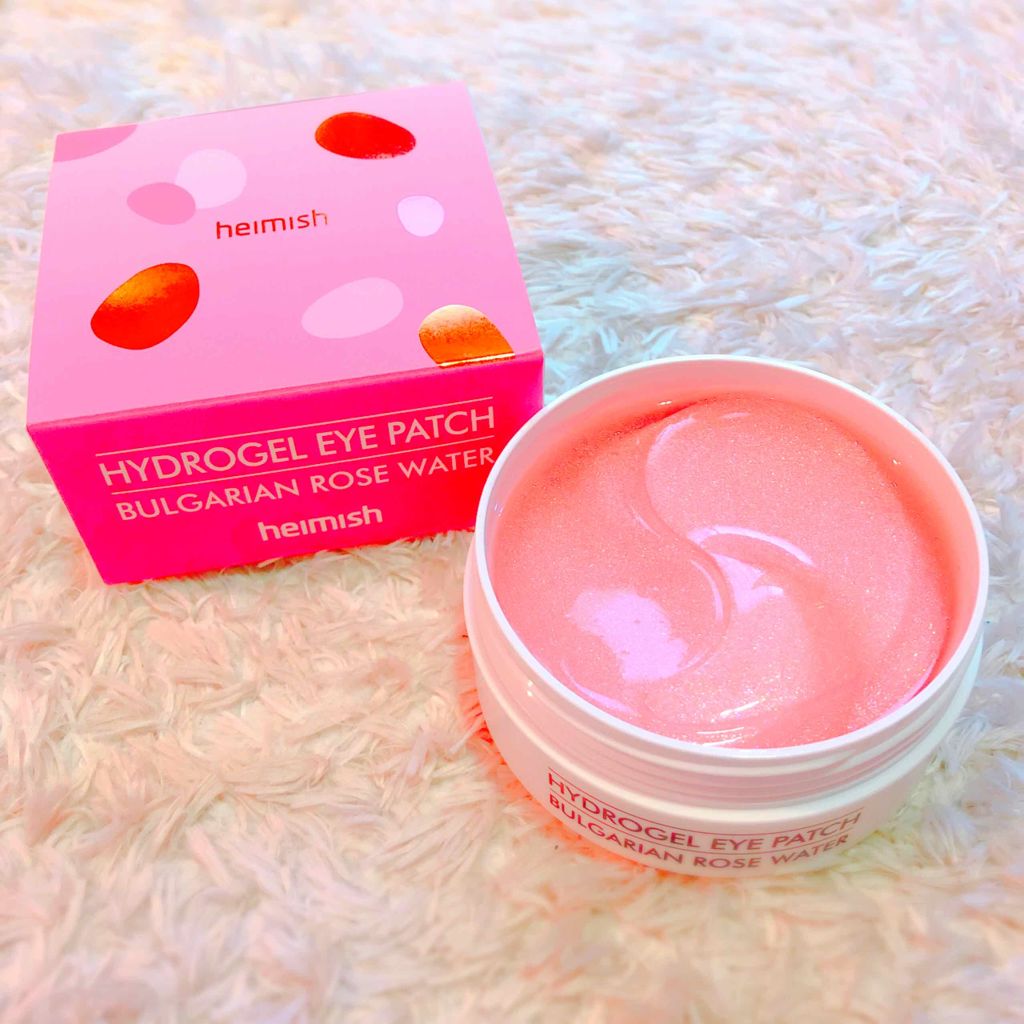 ブルガリアンローズハイドロゲルアイパッチ/heimish/シートマスク・パックを使ったクチコミ(1枚目)