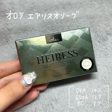 エアリス(Heiress)/OLOLA/カラーコンタクトレンズを使ったクチコミ(4枚目)