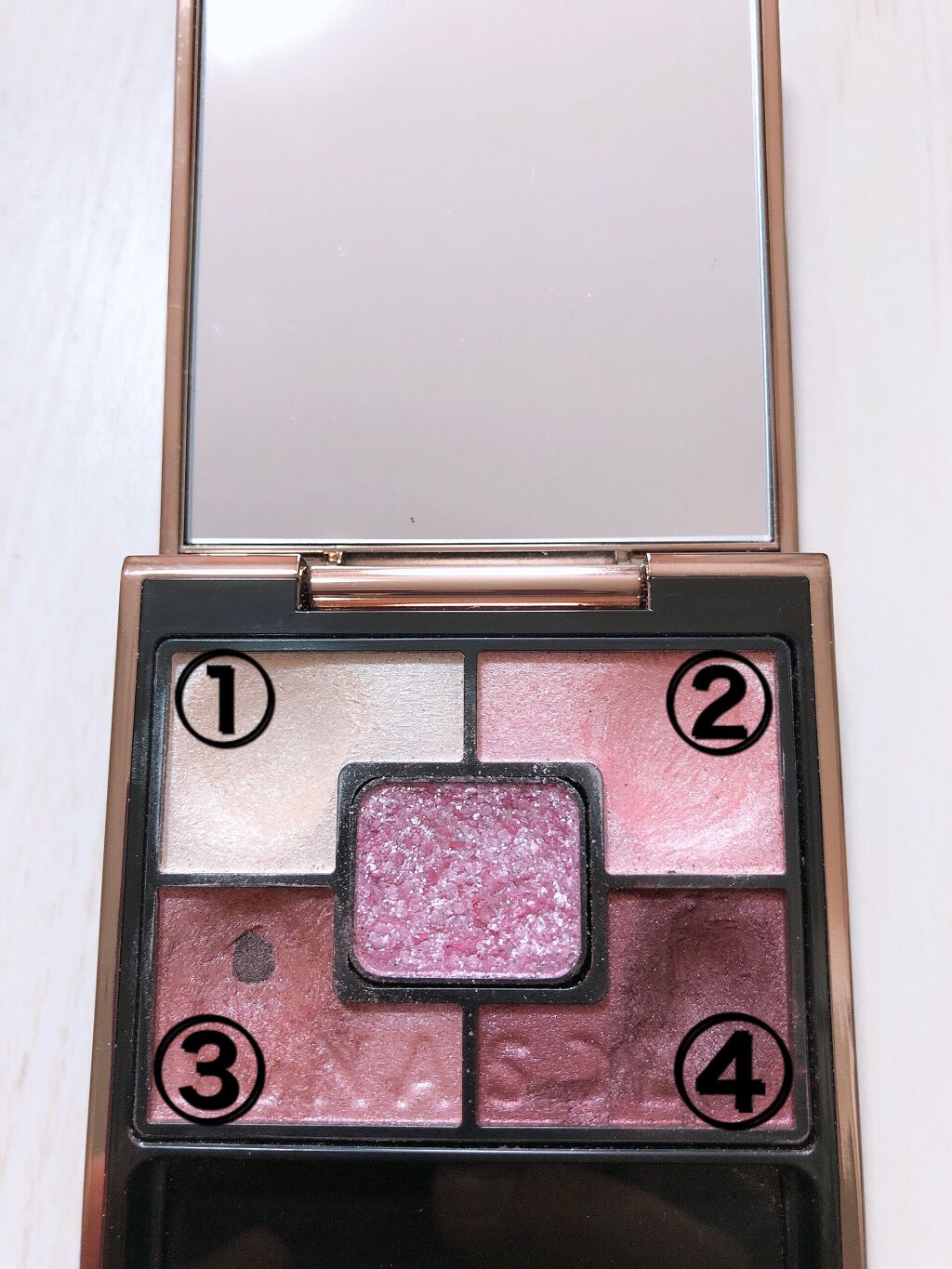 ジェミネイトアイズ/LUNASOL/アイシャドウパレットを使ったクチコミ（2枚目）