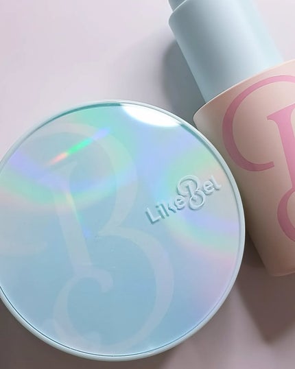 Glow me mesh cushion /Likebel/クッションファンデーションを使ったクチコミ(5枚目)