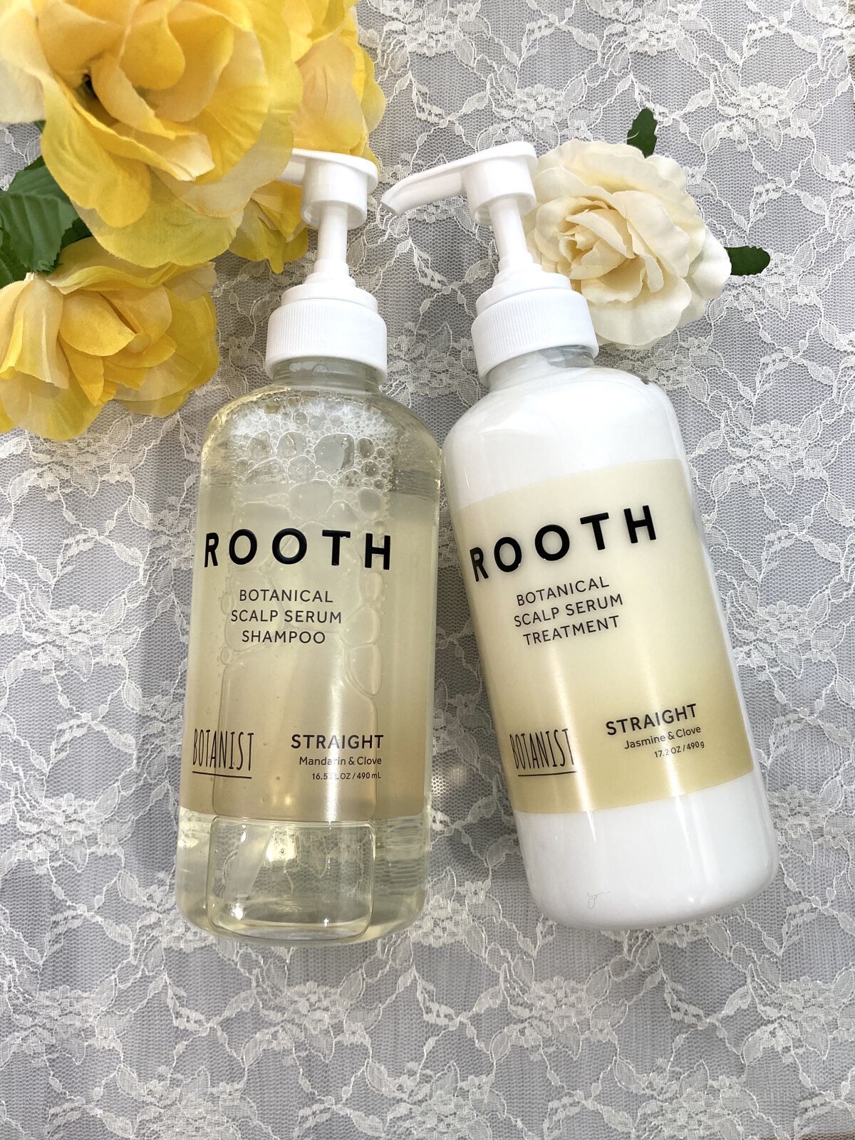 ルース ボタニカルスカルプセラム シャンプー・トリートメント（ストレート）/BOTANIST/市販シャンプーを使ったクチコミ（1枚目）