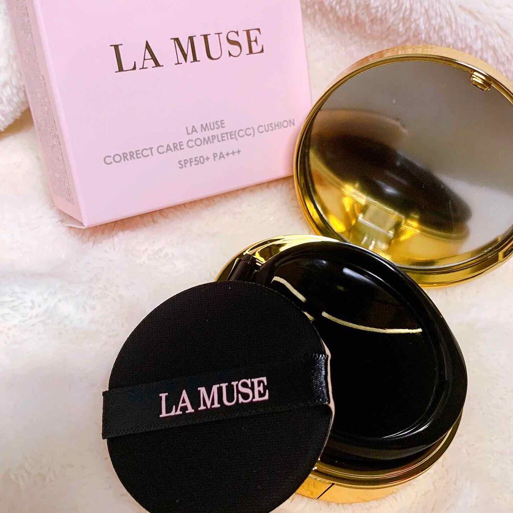 CORRECT CARE COMPLETE CC CUSHION/ラミューズ/クッションファンデーションを使ったクチコミ(2枚目)