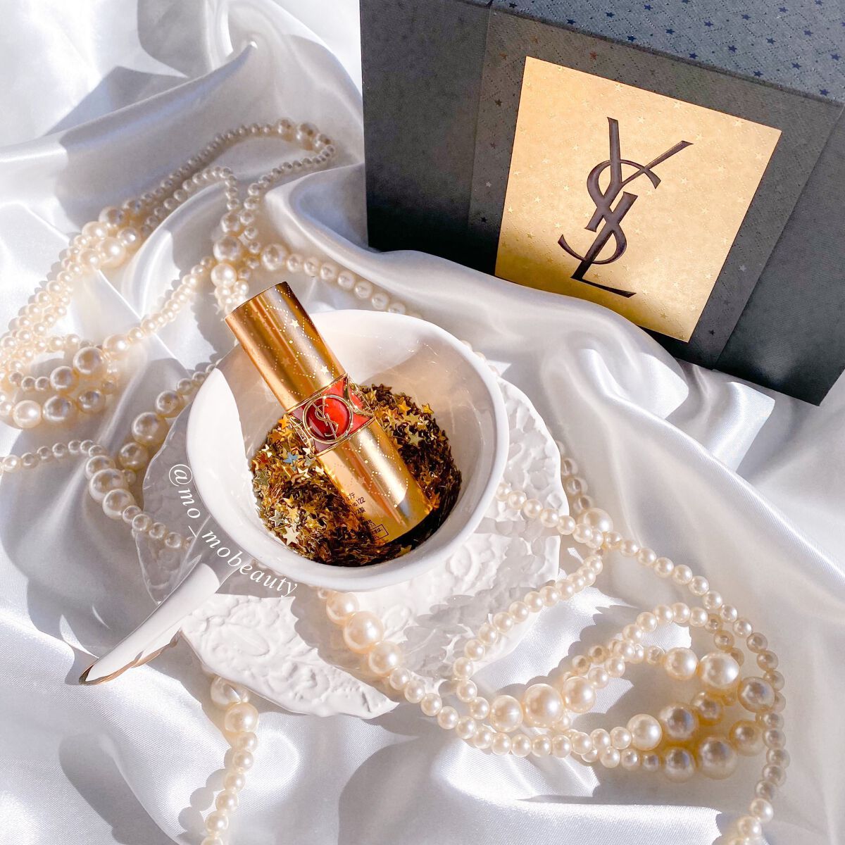 ルージュ ヴォリュプテ シャイン コレクター NO.122 バーント ゼリージュ/YVES SAINT LAURENT BEAUTE/口紅を使ったクチコミ（1枚目）