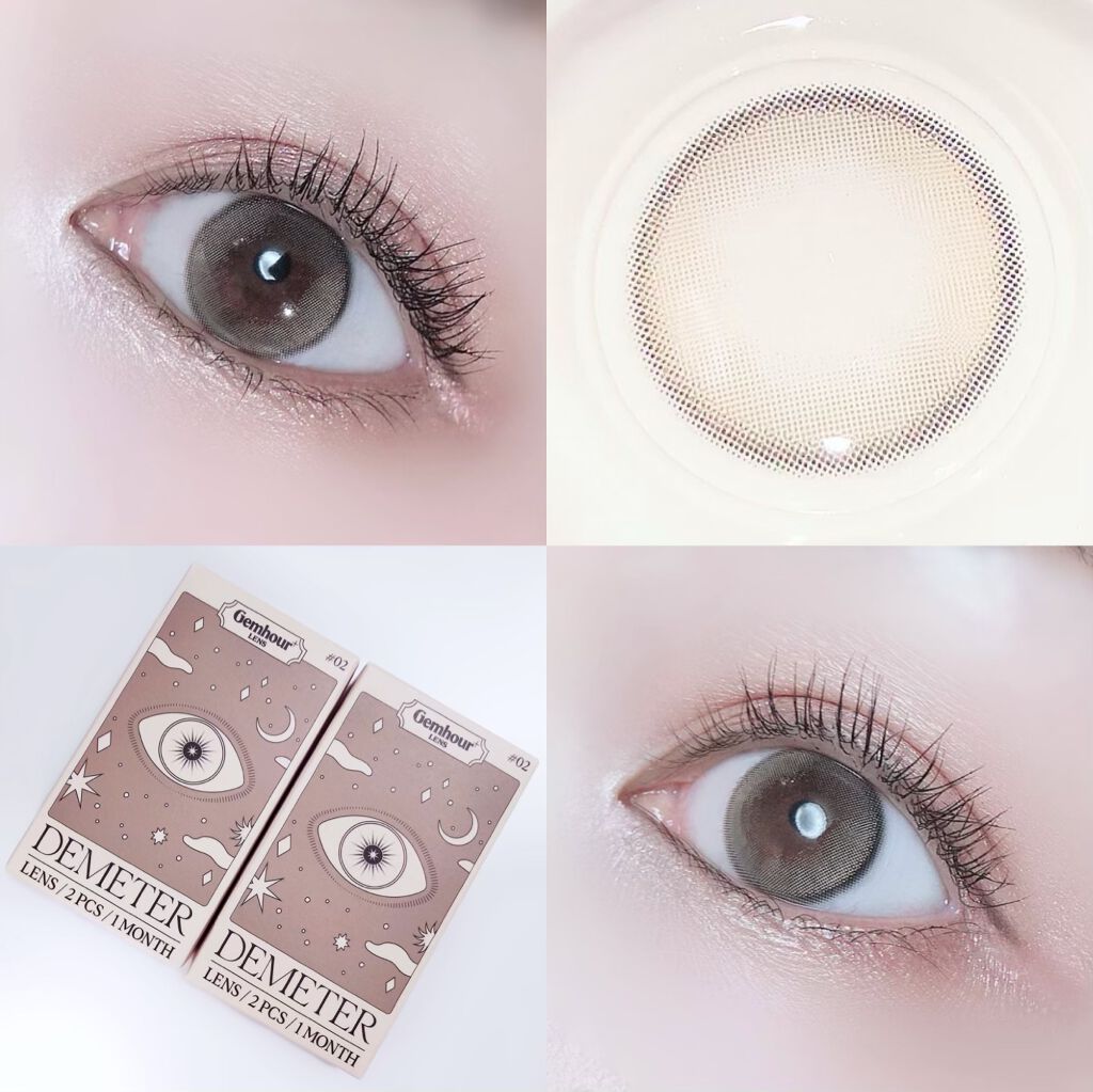 Gemhour lens Hestia Oliveのクチコミ「韓国の最新デザインをセレクトしたカラコン通販サイト
eotdで、独占販売中のgemhour l.....」（2枚目）