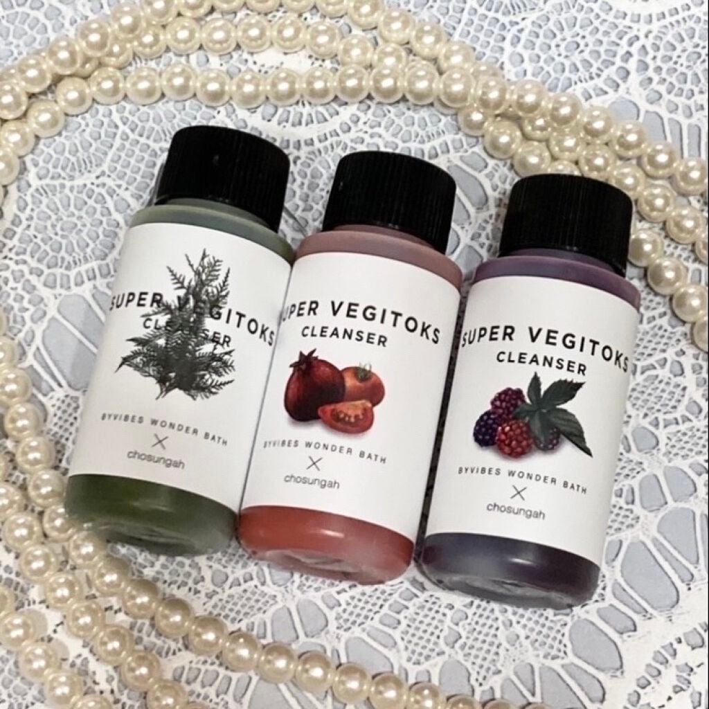 スーパーベジトックスクレンザー レッド/WONDER BATH/クレンジングウォーターを使ったクチコミ(4枚目)