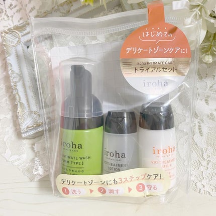 イロハ インティメート ケアトライアル セット/iroha INTIMATE CARE/デリケートゾーンケアを使ったクチコミ(2枚目)
