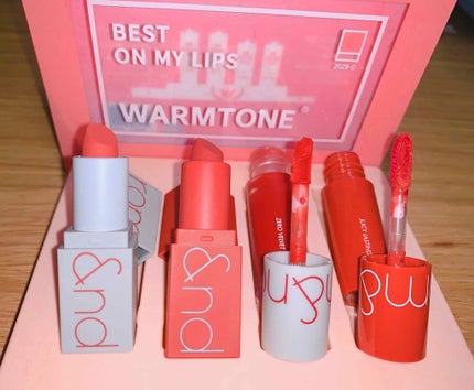 ジューシーラスティングティント/rom&nd/リップティントを使ったクチコミ(2枚目)