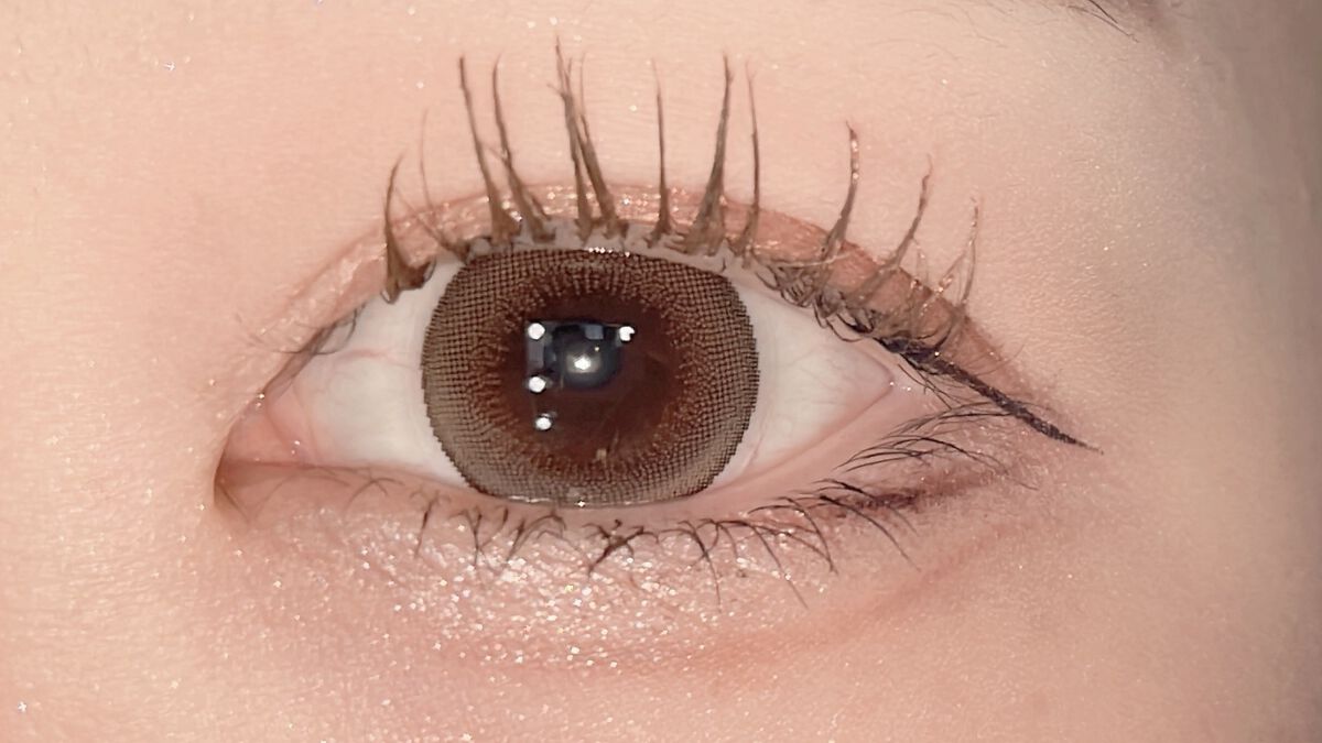 ハニードロップス ベイビーブラウン/HONEY DROPS/カラーコンタクトレンズを使ったクチコミ（2枚目）