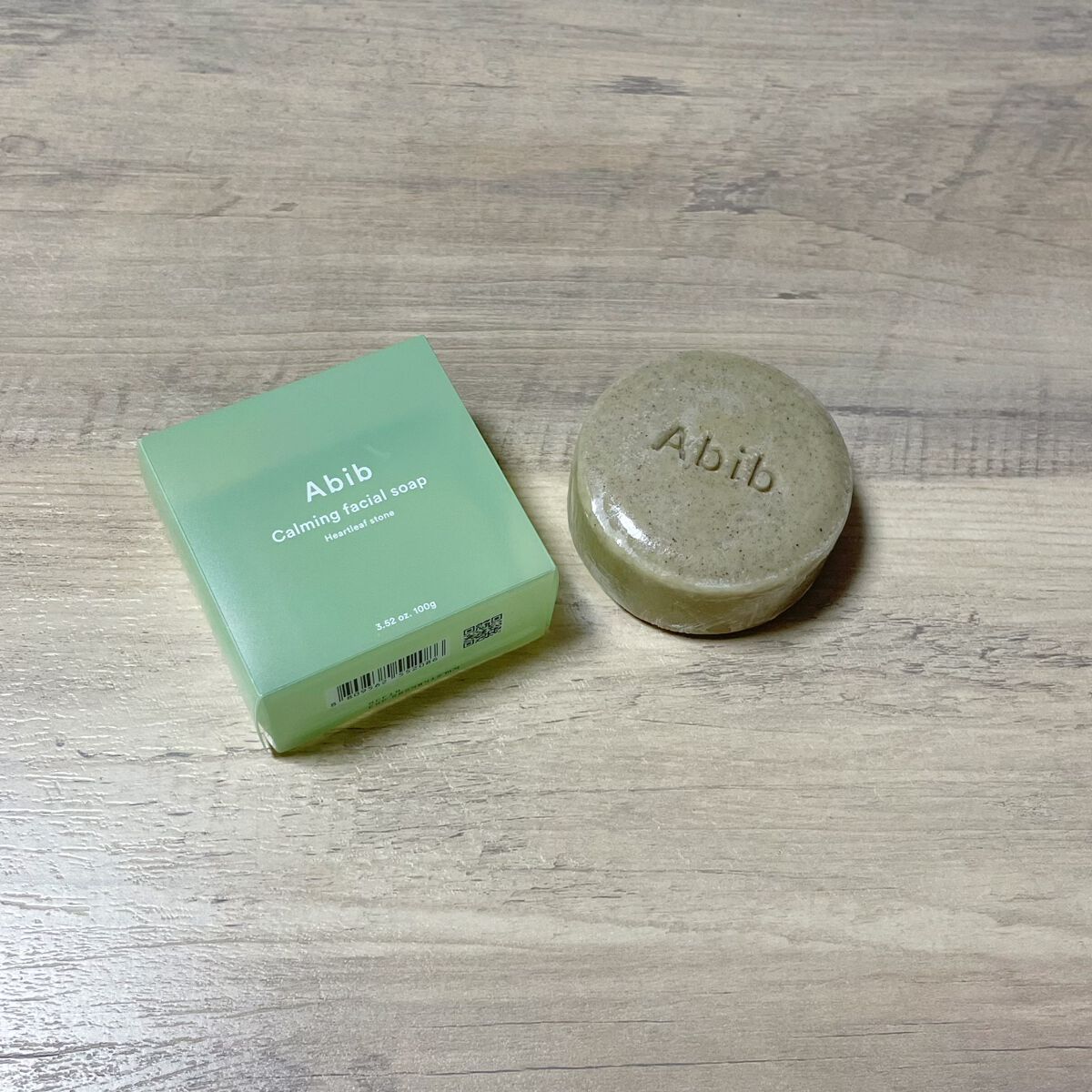 カーミングフェイシャルソープ ドクダミストーン/Abib /洗顔石鹸を使ったクチコミ（1枚目）