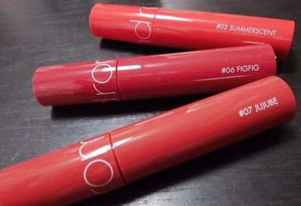 ジューシーラスティングティント/rom&nd/リップティントを使ったクチコミ(2枚目)