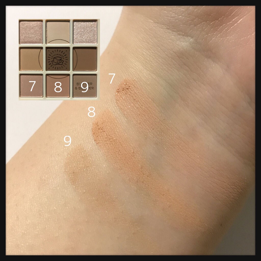 マイフェイブムードアイパレット 9カラー/HOLIKA HOLIKA/アイシャドウパレットを使ったクチコミ(5枚目)