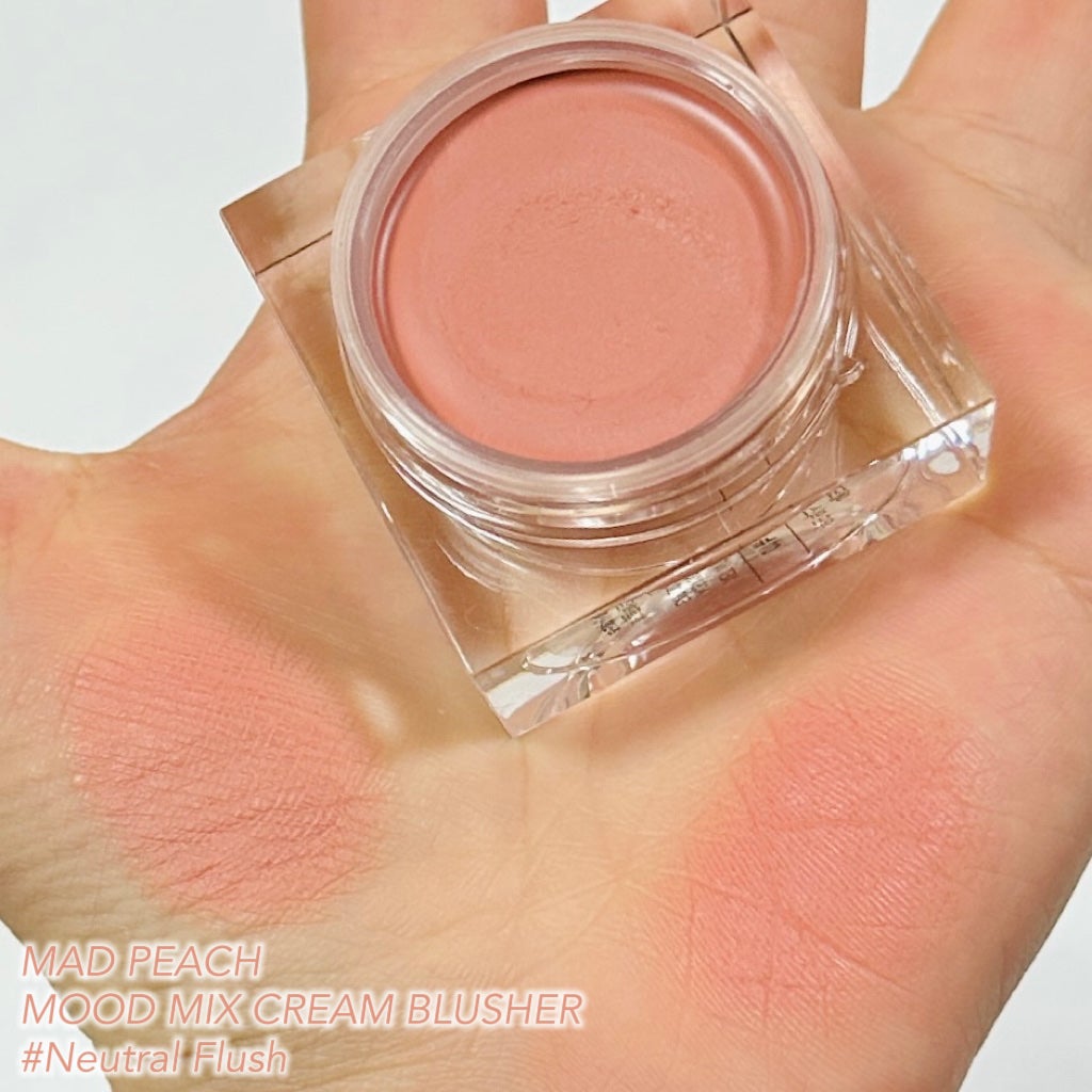 ムードミックスクリームブラッシャー/MAD PEACH/ジェル・クリームチークを使ったクチコミ(2枚目)