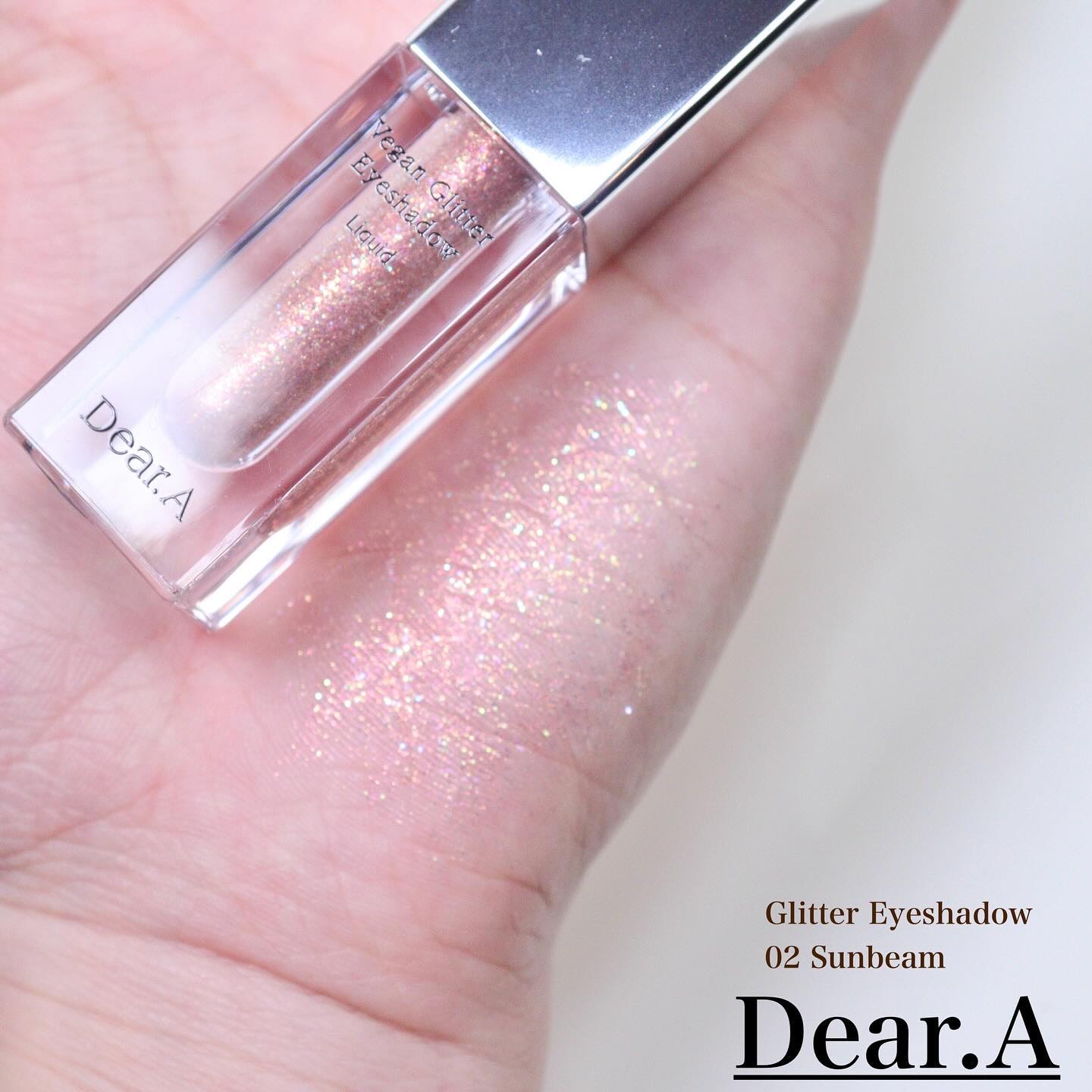 グリッターアイシャドウ/Dear.A/グリッターを使ったクチコミ（2枚目）