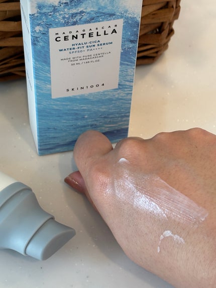 ヒアルーシカ ウォーターフィット サンセラム/SKIN1004/日焼け止めローションを使ったクチコミ(4枚目)