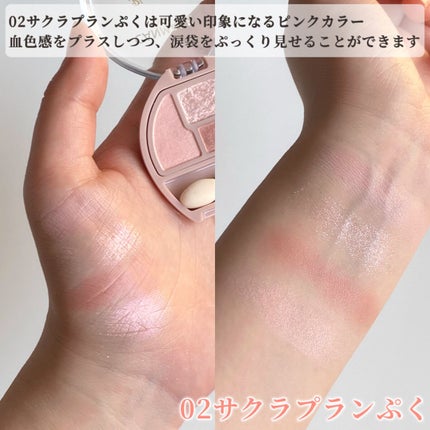 プランぷくコーデアイズ/キャンメイク/パウダーアイシャドウを使ったクチコミ(4枚目)