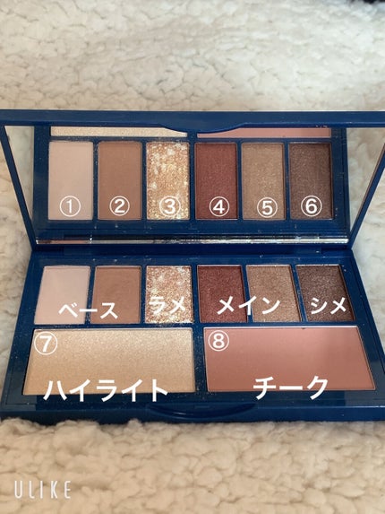 Limited Eyeshadow&Blush Palette/1028/アイシャドウパレットを使ったクチコミ(2枚目)