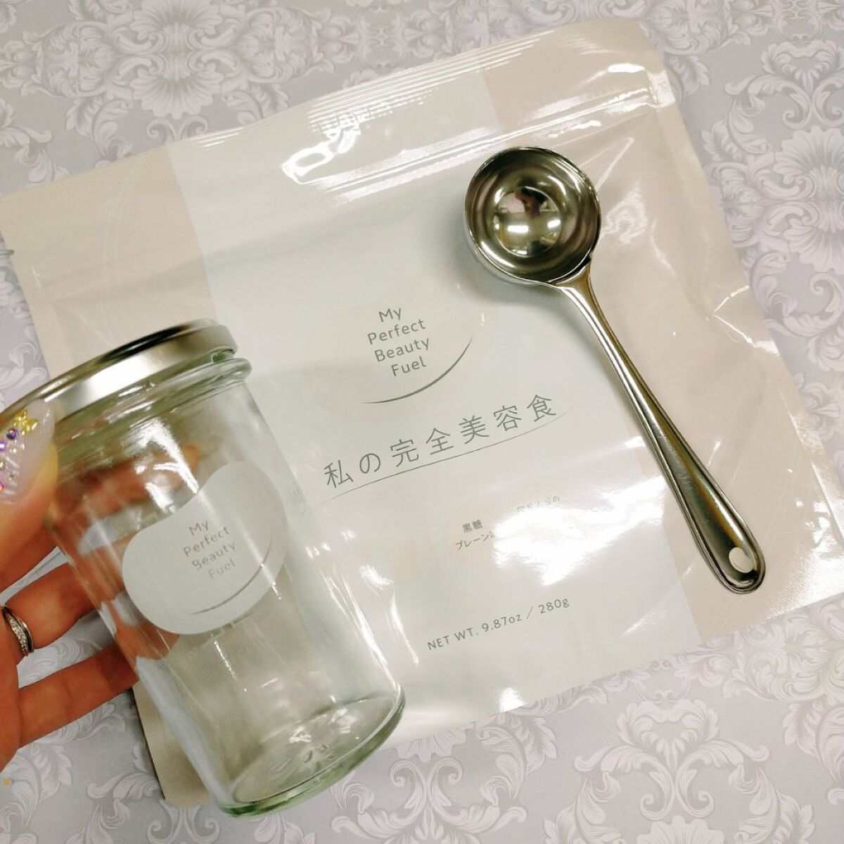 私の完全美容食 黒糖プレーン味 /私の完全美容食/ソイプロテインを使ったクチコミ（2枚目）