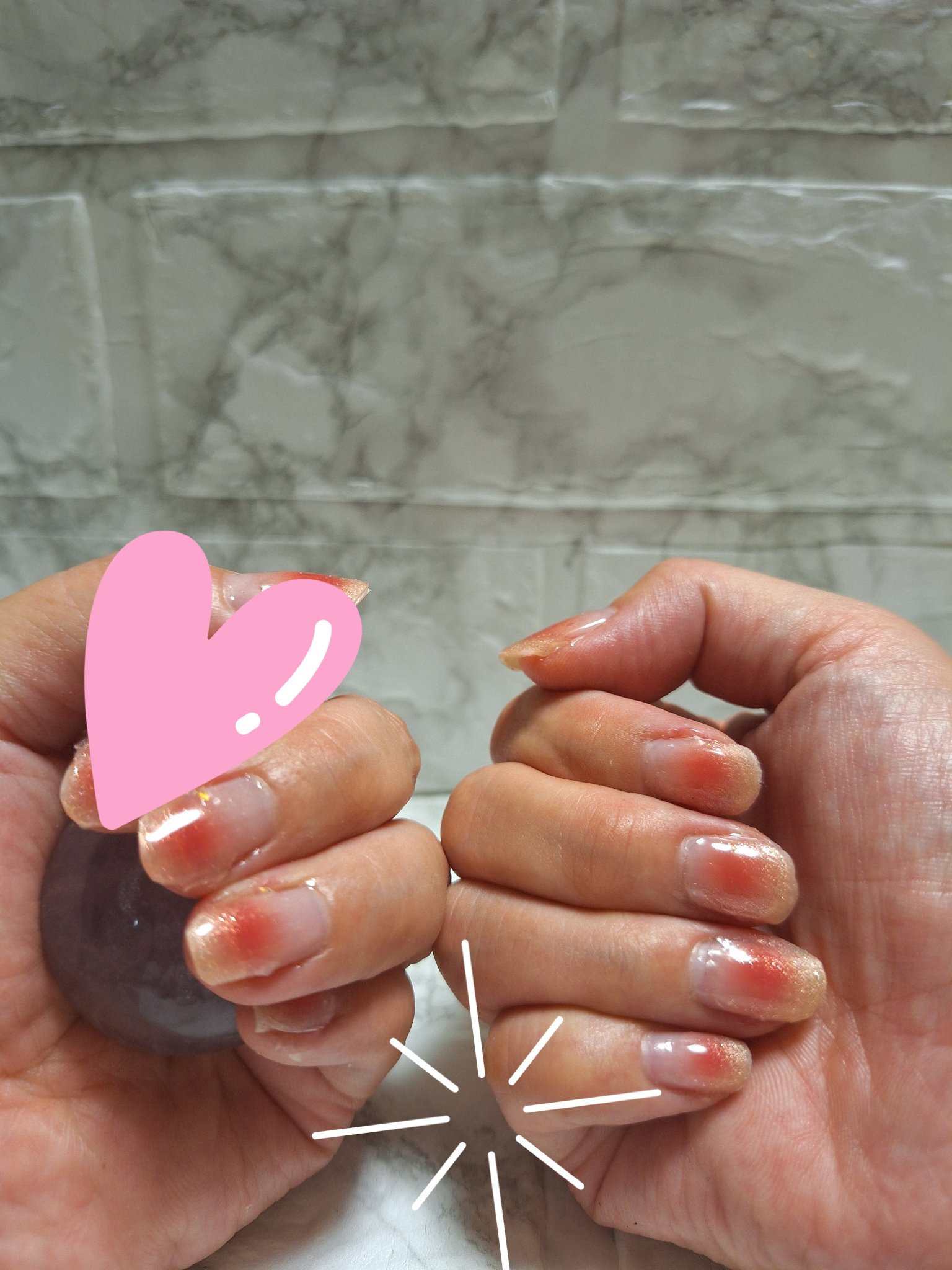 Melty Gelee メルティジュレ ジェルネイルシール/ビー・エヌ/ネイルシールを使ったクチコミ（2枚目）