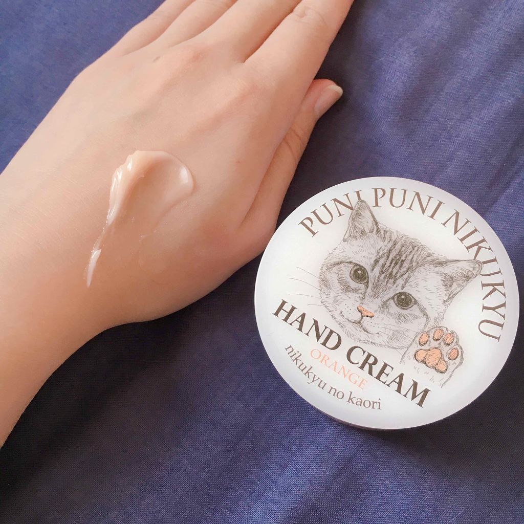 あの猫(こ)とおそろい!? プニプニ肉球の香りハンドクリーム グレイ/フェリシモ猫部/ハンドクリームを使ったクチコミ(1枚目)