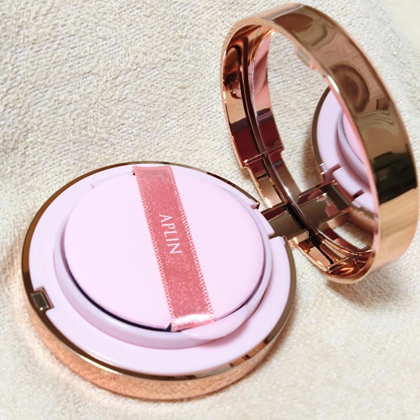 ピンクティーツリーカバークッション/APLIN/クッションファンデーションを使ったクチコミ(4枚目)