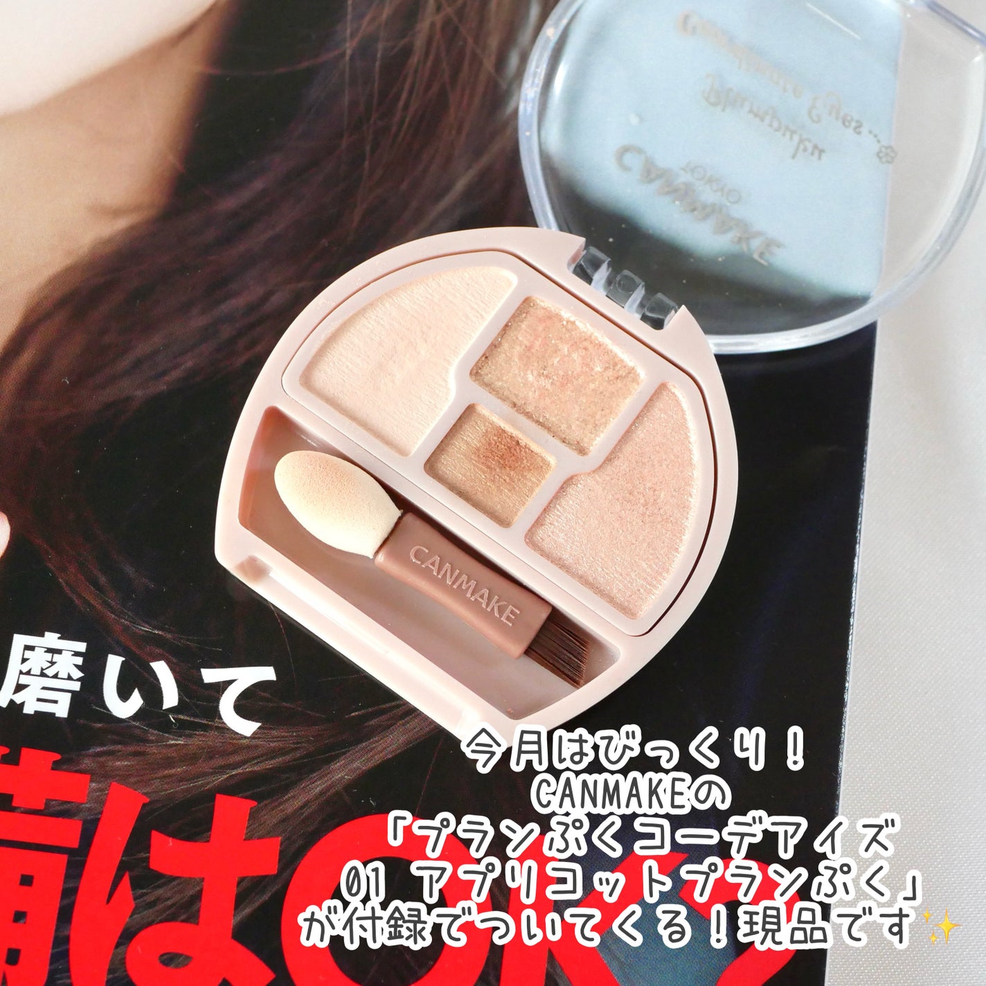 プランぷくコーデアイズ/キャンメイク/パウダーアイシャドウを使ったクチコミ(2枚目)