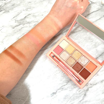 プロ アイ パレット 07 PEACH GROOVE/CLIO/アイシャドウパレットを使ったクチコミ(2枚目)