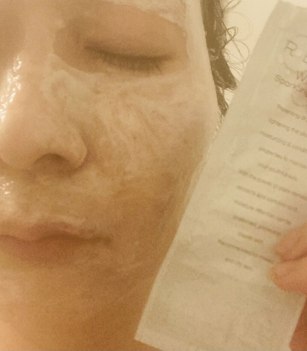 ライゼホワイトスパークリングジェルパック/REISE/洗い流すパック・マスクを使ったクチコミ（3枚目）