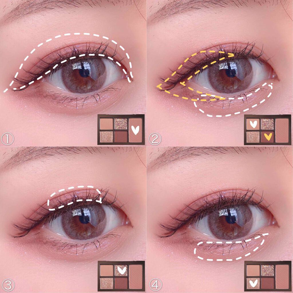 MISSHA イージー フィルター シャドウパレット/MISSHA/アイシャドウパレットを使ったクチコミ（2枚目）