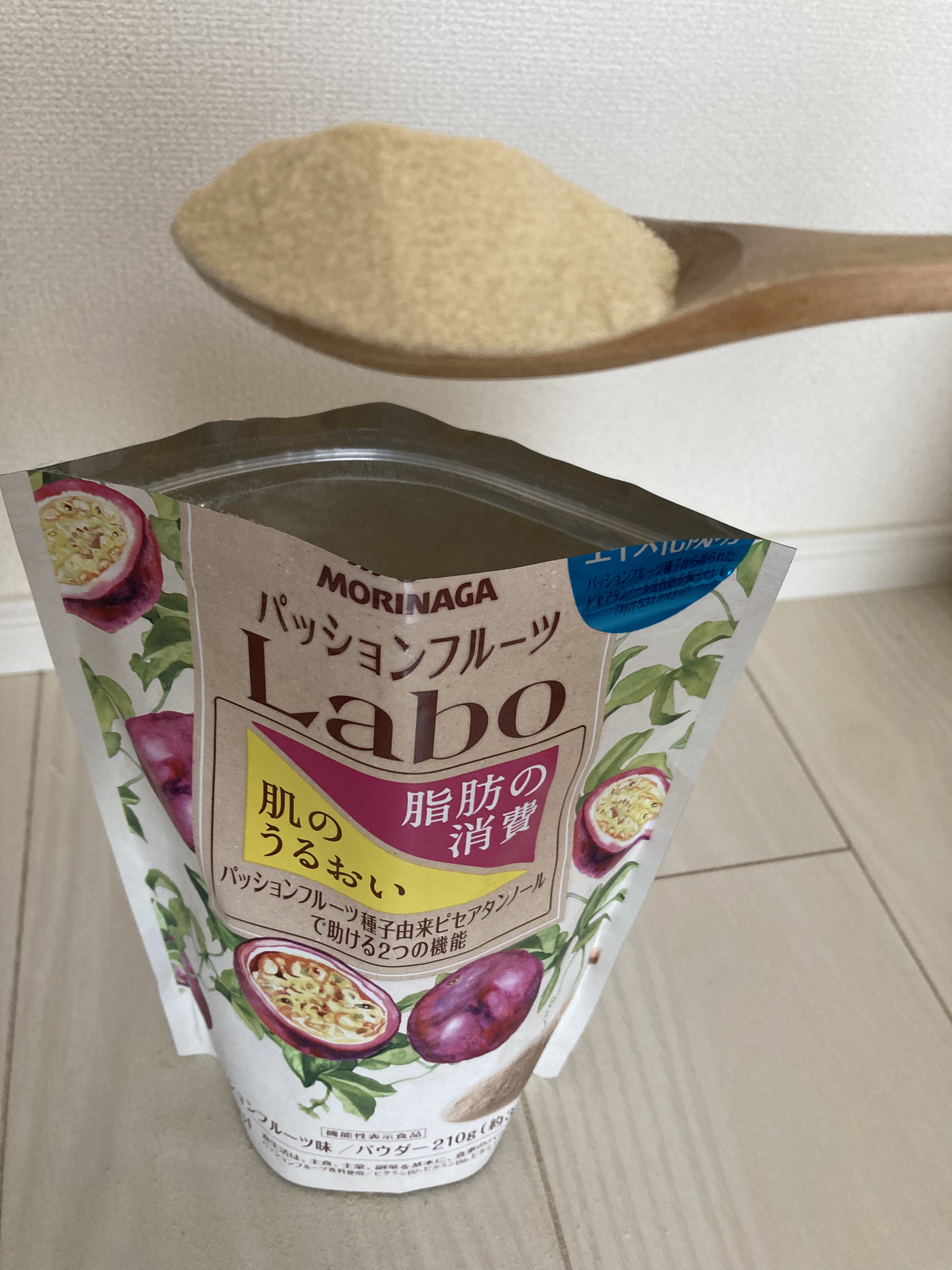 パッションフルーツLaboパウダー/森永製菓/食品を使ったクチコミ（3枚目）