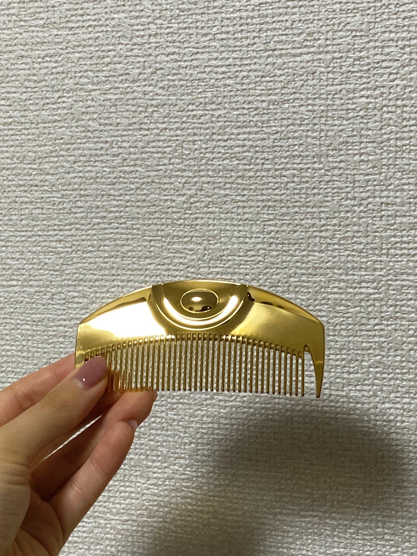 (R)K24GPツキ ゴールド/LOVECHROME/ヘアコームを使ったクチコミ(1枚目)