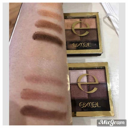 スキニーリッチシャドウ/excel/アイシャドウパレットを使ったクチコミ(2枚目)