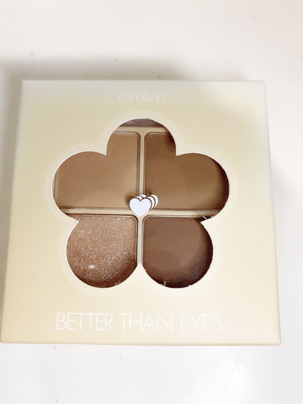 ベターザンアイズ/rom&nd/アイシャドウパレットを使ったクチコミ（1枚目）