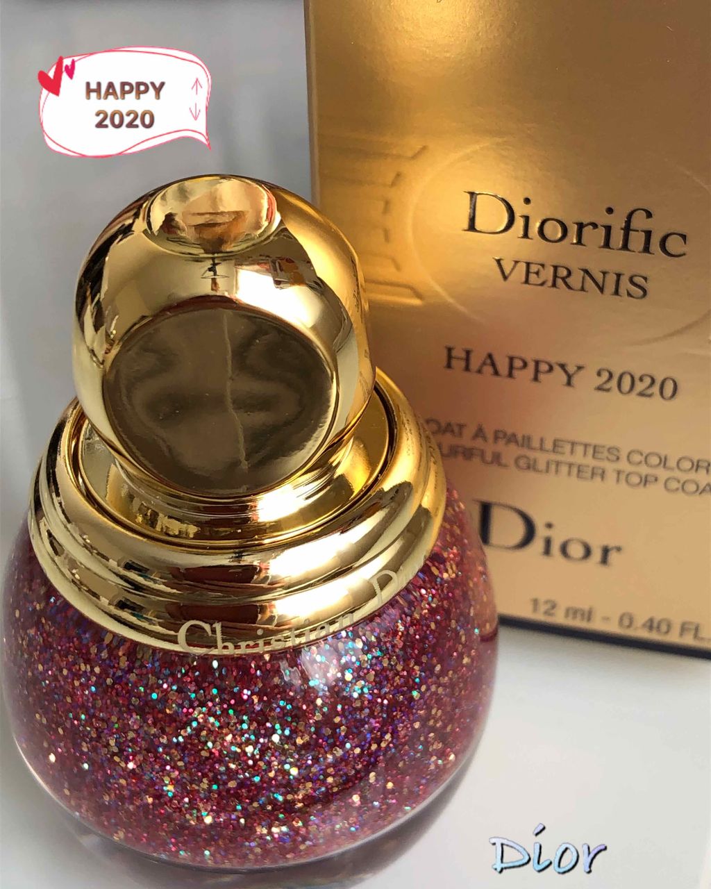 ディオリフィック グリッター トップ コート/Dior/ネイルトップコートを使ったクチコミ（1枚目）