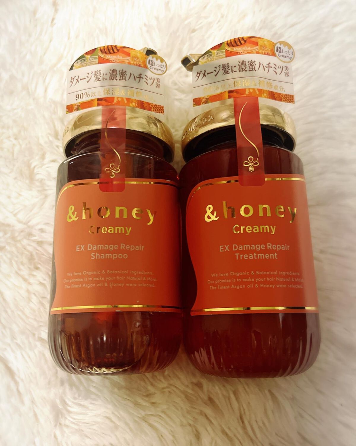 Creamy EXダメージリペアシャンプー1.0/ヘアトリートメント2.0/&honey/市販シャンプーを使ったクチコミ(4枚目)