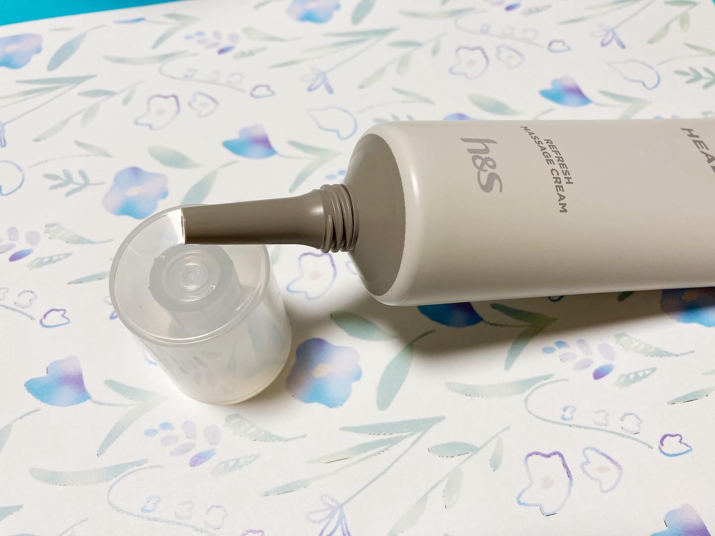 リフレッシュ マッサージクリーム/h&s/洗い流すヘアトリートメントを使ったクチコミ（3枚目）