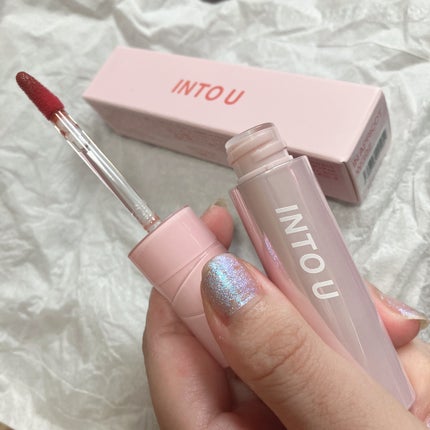 ジューシーパンピンググロス/INTO U/リップグロスを使ったクチコミ(2枚目)