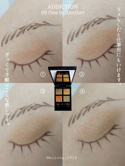アディクション ザ アイシャドウ パレット/ADDICTION/アイシャドウパレットを使ったクチコミ(5枚目)