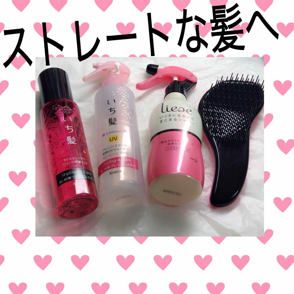 すとんとしっかりストレート和草ミスト/いち髪/ヘアミストを使ったクチコミ(1枚目)