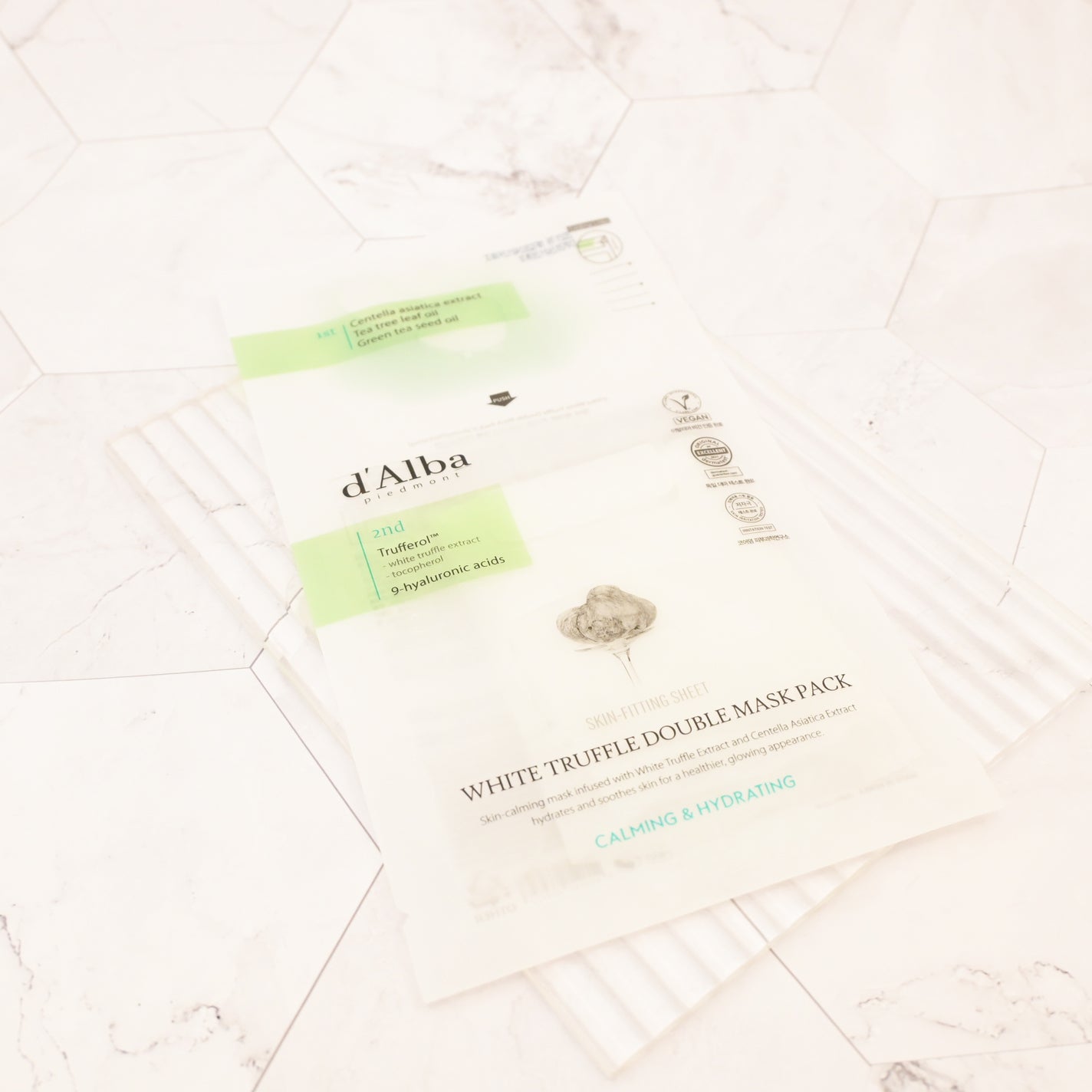 ホワイトトリュフダブルマスクパック(鎮静/保湿) /ダルバ/シートマスク・パックを使ったクチコミ(2枚目)