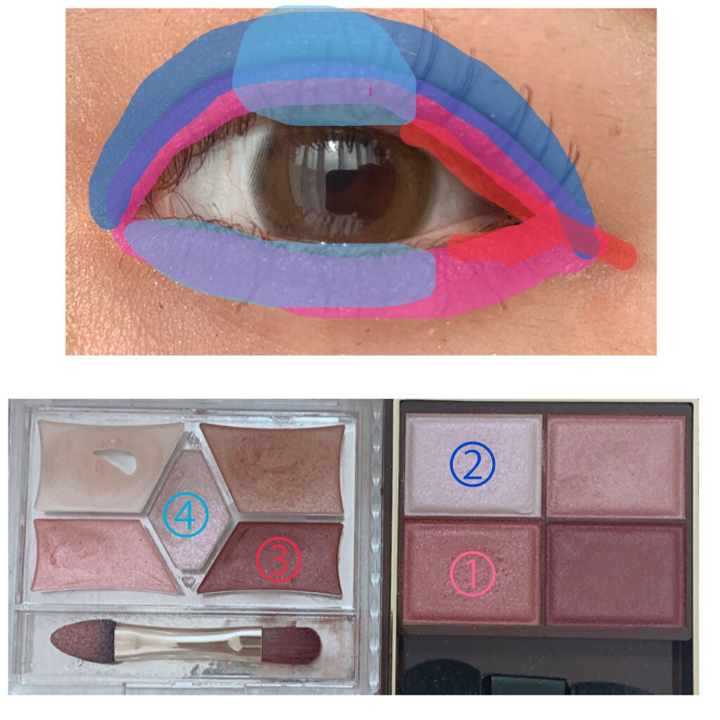 スキニーリッチシャドウ/excel/アイシャドウパレットを使ったクチコミ(4枚目)