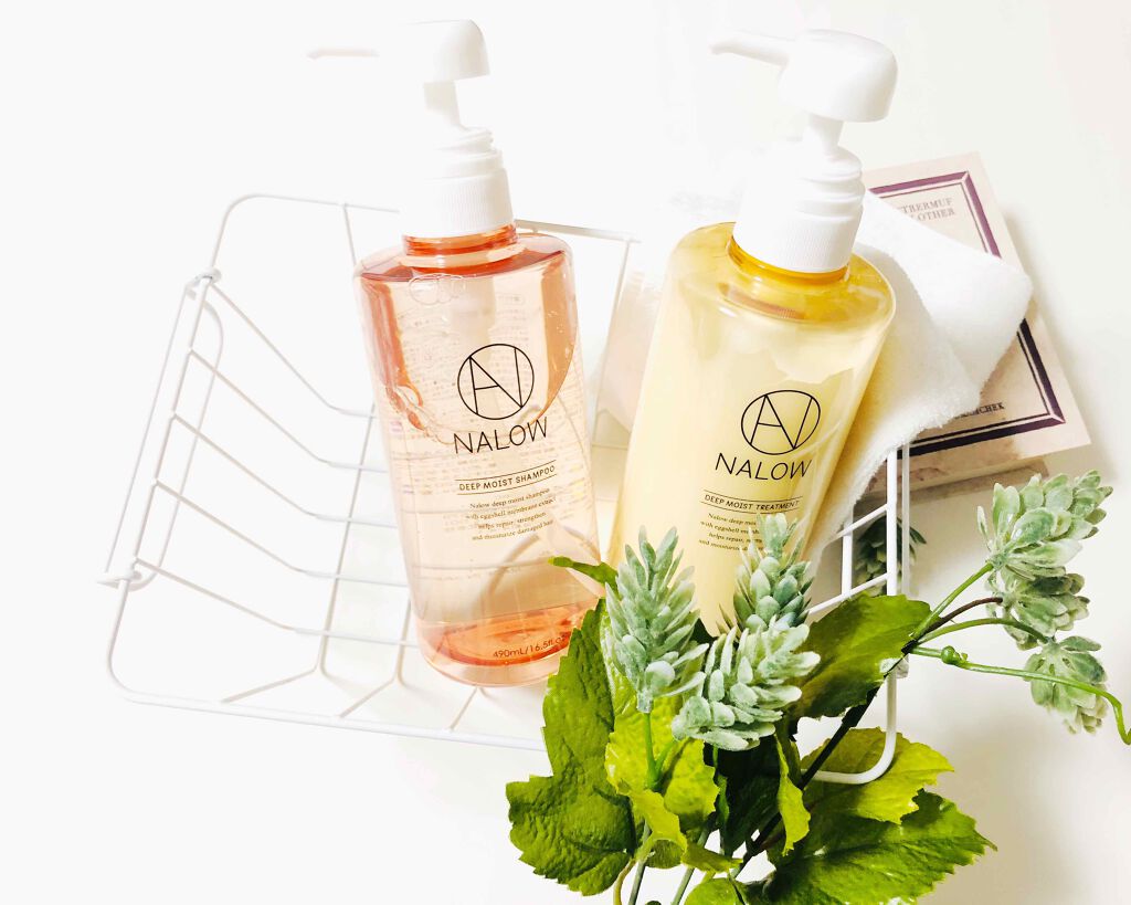 ディープモイスト シャンプー／トリートメント/NALOW/市販シャンプーを使ったクチコミ（1枚目）