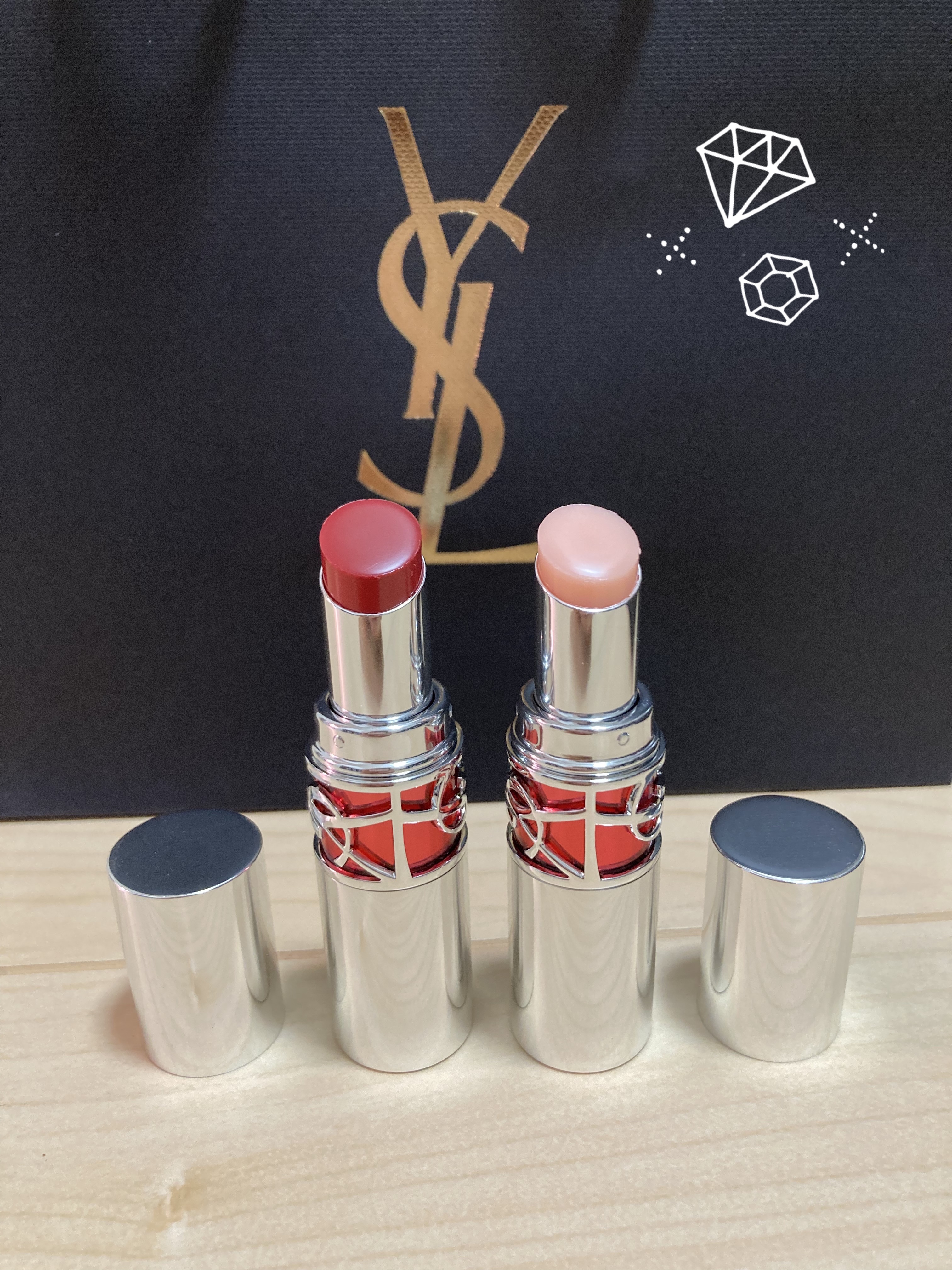 YSL ラブシャイン キャンディグレーズ/YVES SAINT LAURENT BEAUTE/口紅を使ったクチコミ（1枚目）