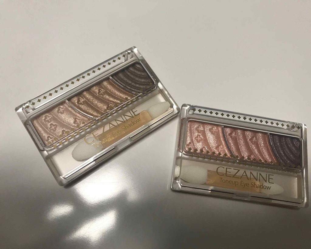 トーンアップアイシャドウ/CEZANNE/アイシャドウパレットを使ったクチコミ(1枚目)