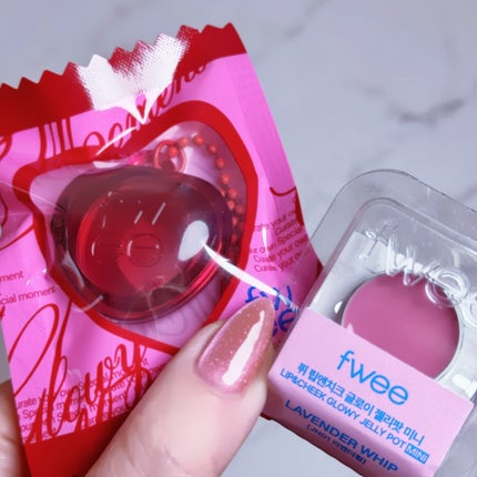 フィー リップアンドチーク グローイジェリーポット/fwee/リップグロスを使ったクチコミ(8枚目)