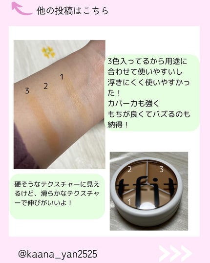 カバーアッププロコンシーラー/TFIT/パレットコンシーラーを使ったクチコミ(3枚目)
