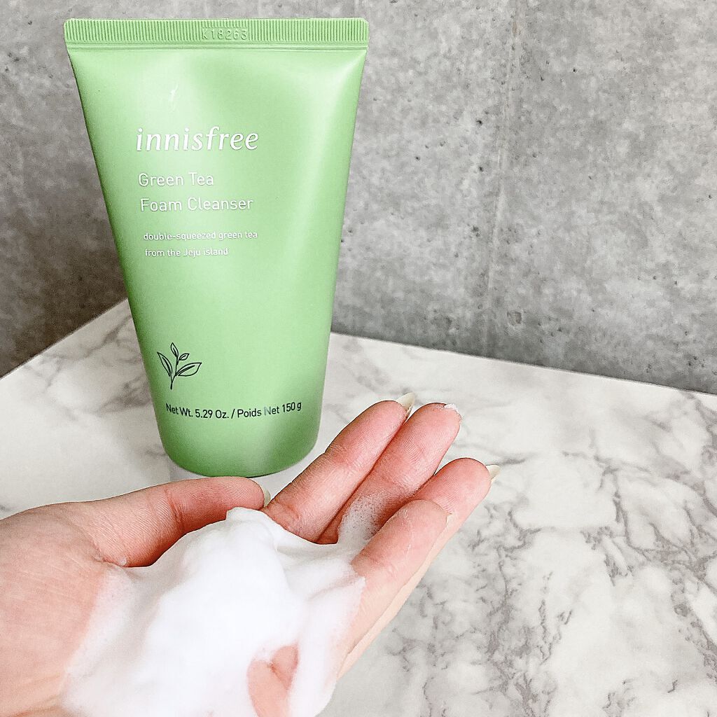 グリーンティー フォームクレンザー/innisfree/洗顔フォームを使ったクチコミ（3枚目）