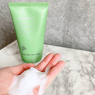 グリーンティー フォームクレンザー/innisfree/洗顔フォームを使ったクチコミ（3枚目）