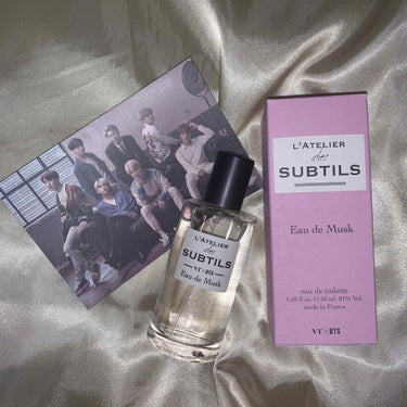 【VT×bts L'ATELIER PERFUME】

【Eau de Musk×v】

VT×bts コラボ香水GETしました🦋


防弾少年団のメンバーをイメージした香りが
7種類展開されています。