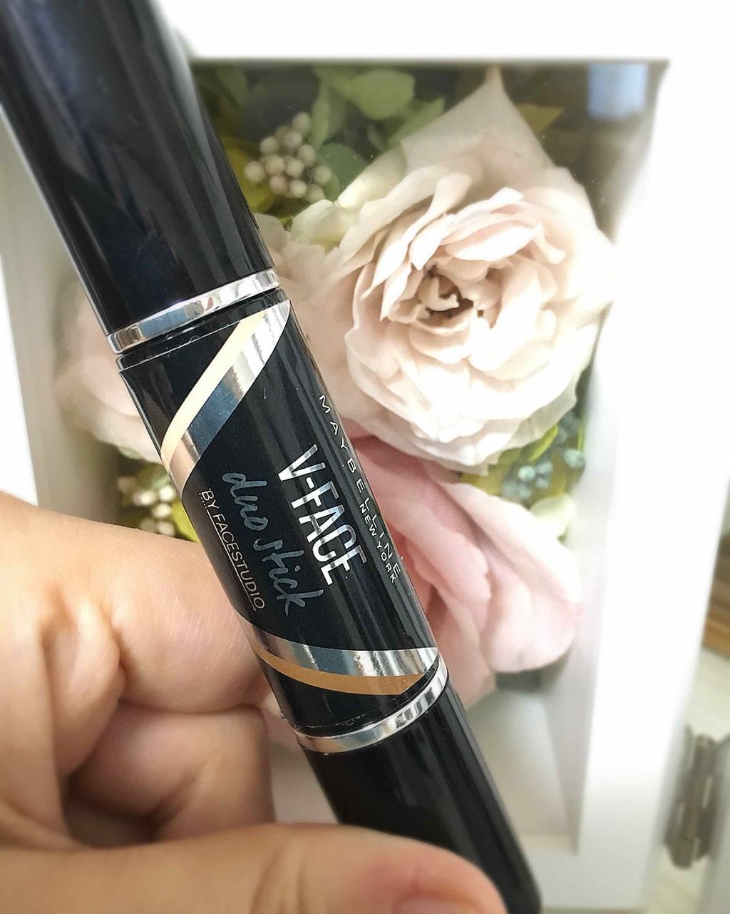 フェイスステュディオ Vフェイス デュオスティック/MAYBELLINE NEW YORK/ジェル・クリームチークを使ったクチコミ（1枚目）